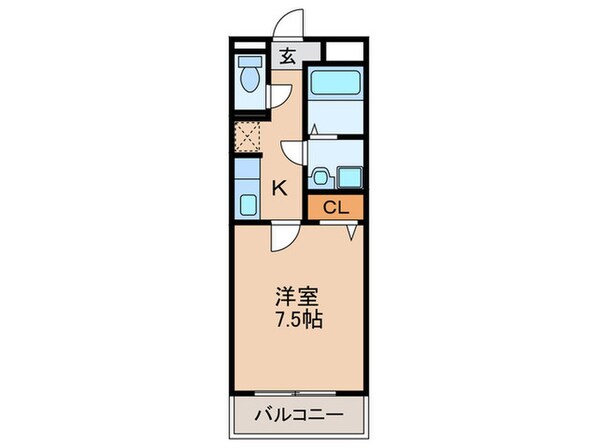 グラント塚口の物件間取画像